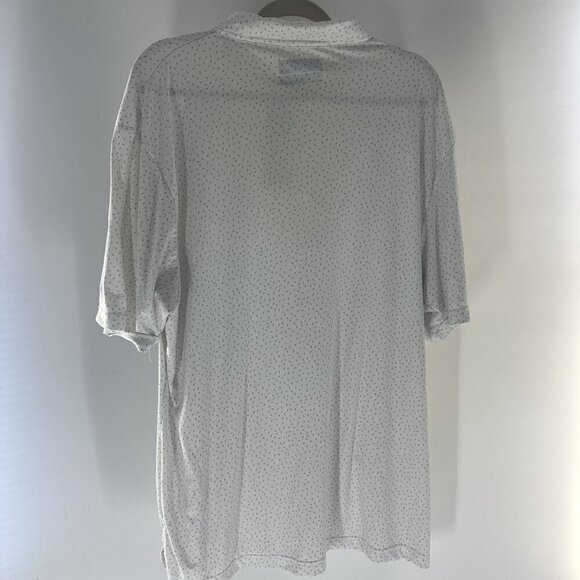 Nicklaus Mens XXL Eco Choice Polo Shirt With Button Placket & Subtle Pattern - Picture 2 of 7